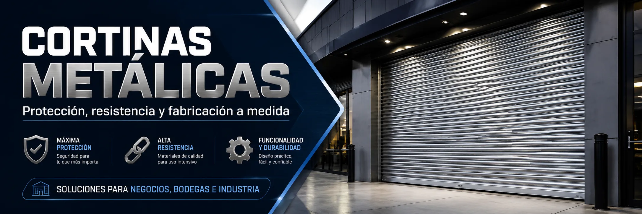 fabricacion de cortinas metalicas y de acero