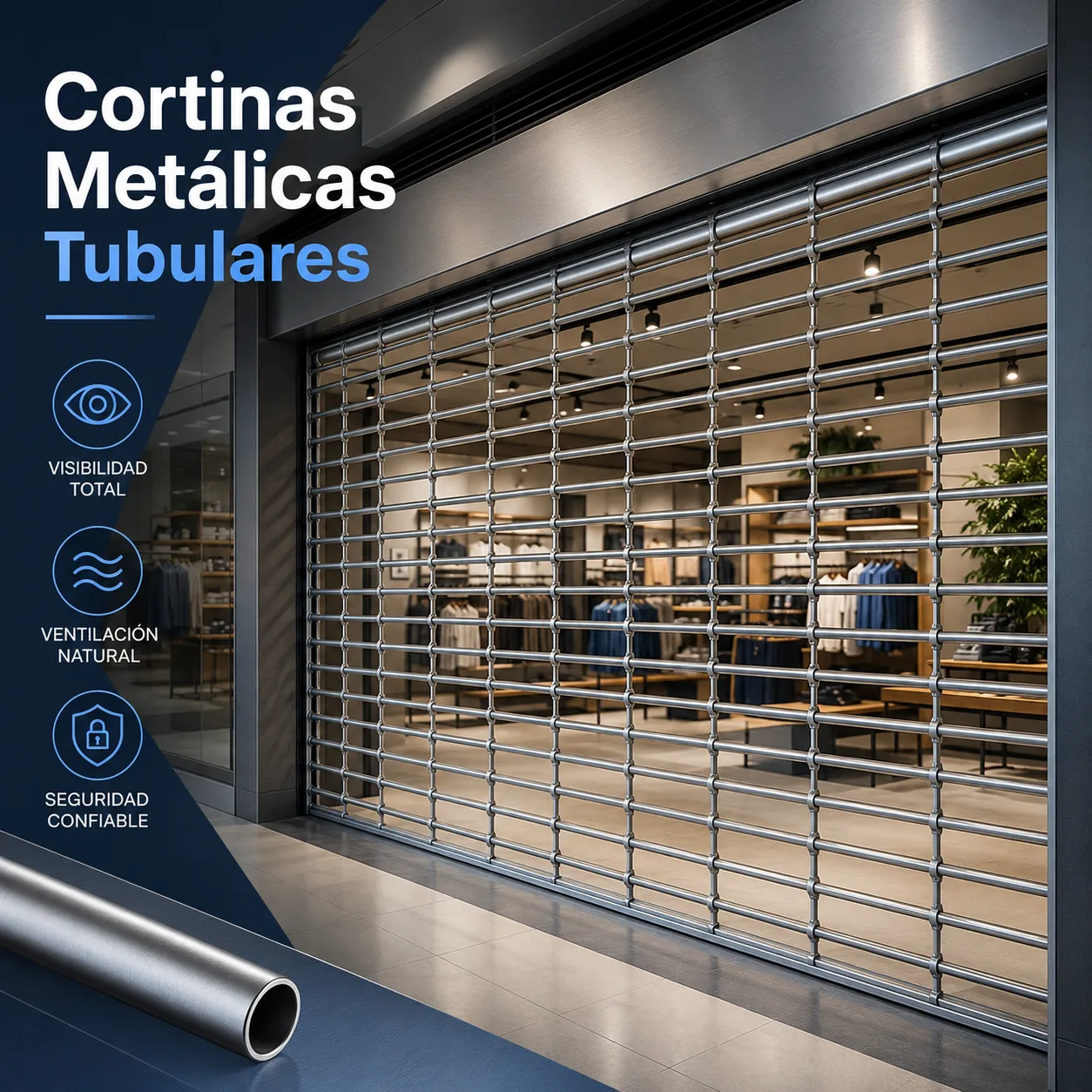 Cortinas Metalicas Tubulares