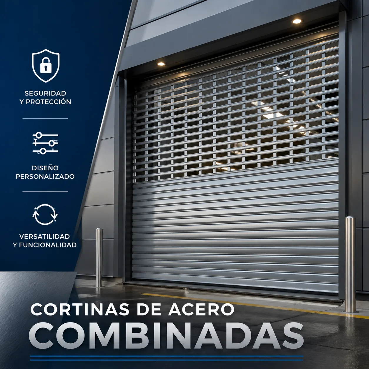 Cortinas De Acero Combinadas